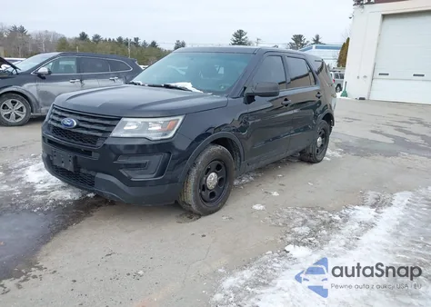 2017 Ford Police Interceptor из США, поврежденный, VIN 1FM5K8AR7HGA79015
